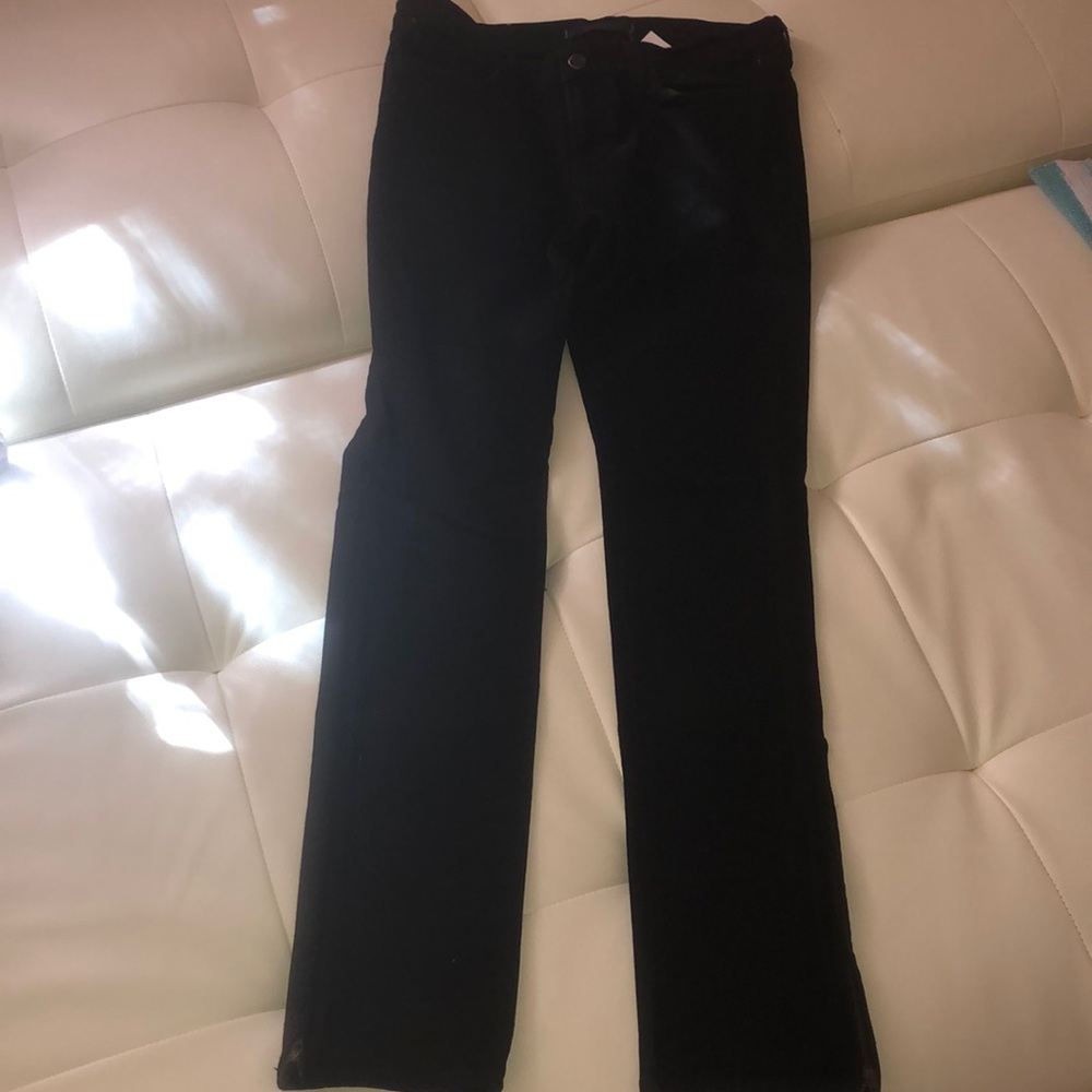 J. brand black zipper stiletto jeans denim stretch